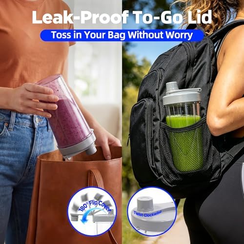 Personal Blender 1000W for Smoothies & Shakes - Image 5