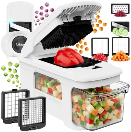 Fullstar Pro XL Vegetable Chopper & Mandoline Slicer, All-in-1 Kitchen Tool by fullstar