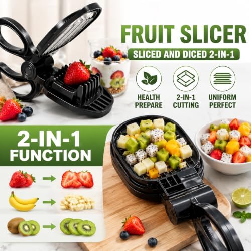 Egg and Fruit Slicer, Egg Cutter For Hard Boiled,Black - Image 3