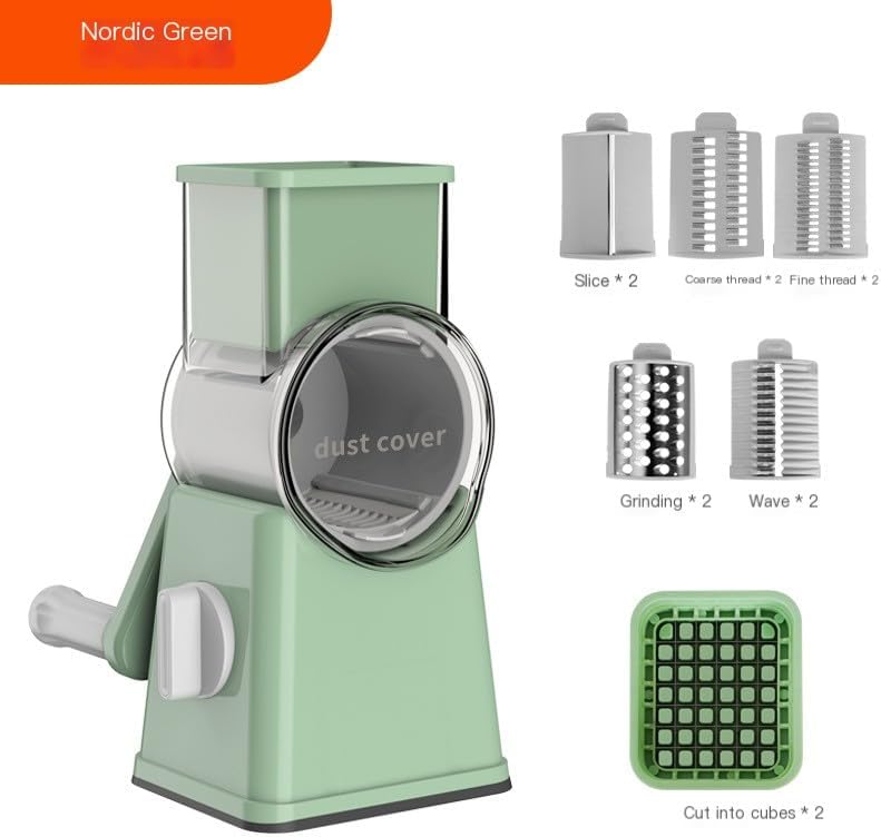Vegetable Chopper and Spiralizer, Food Chopper with Container, Fruit Slicer, Kitchen Gadgets & Gifts, Home Essentials - Image 4