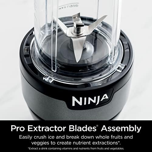 Ninja BN300C, Personal Nutri-Blender With Ice-Crushing Technology, Black/Silver, 700W - Image 6