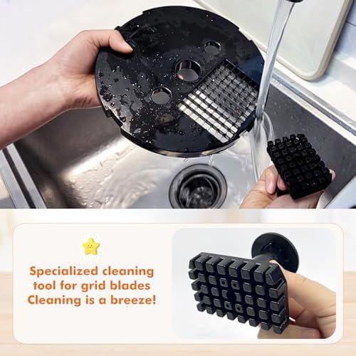 Anatole Electric Vegetable Dicer Chopper Commercial Food Processor 3 Blades - Image 3