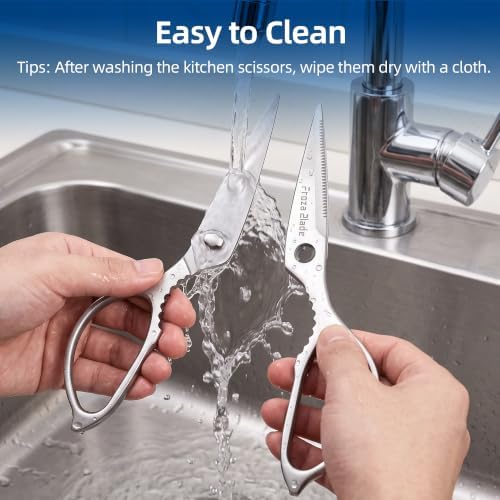 Small Kitchen Scissors, Come Apart Kitchen Shears All Purpose for Food
