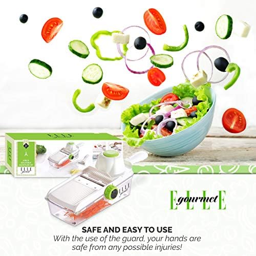Mandoline Slicer Sets – Multiple Pieces & Parts Included for Slicing, Chopping and Peeling - Image 7
