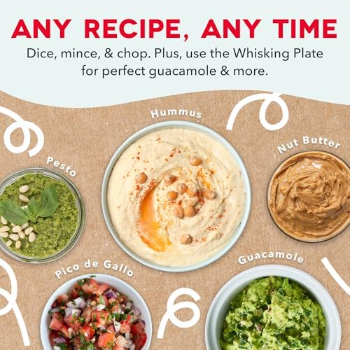 Cordless Food Chopper, 28 oz Ingredient Bowl, French Grey