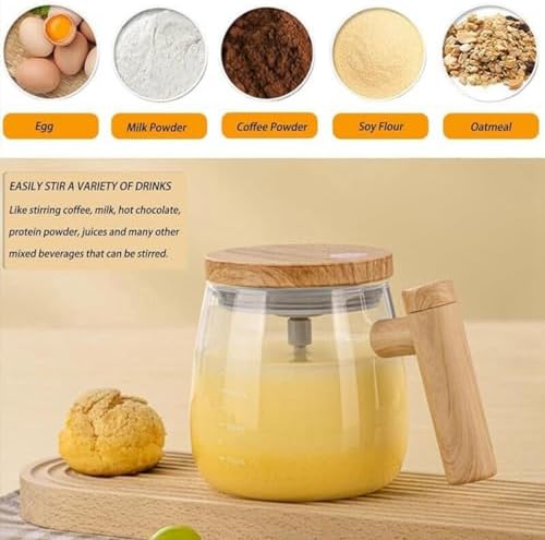 2024 New Electric High Speed Mixing Cup, 13.5oz Electric High Speed Mixing Waterproof Self Stirring Travel Coffee Mug, Electric High Speed Stirring Cup for Office/Travel/Home (2Pcs-Colored)