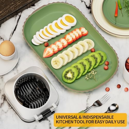 Multipurpose 3 in 1 Heavy Duty Egg Slicer,Stainless Steel Wire,Black Sliver - Image 4