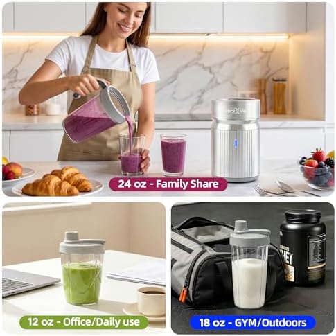 Personal Blender 1000W for Smoothies & Shakes