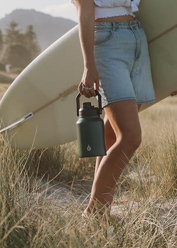 64oz Insulated Water Bottle, Half Gallon Stainless Steel Water Jug