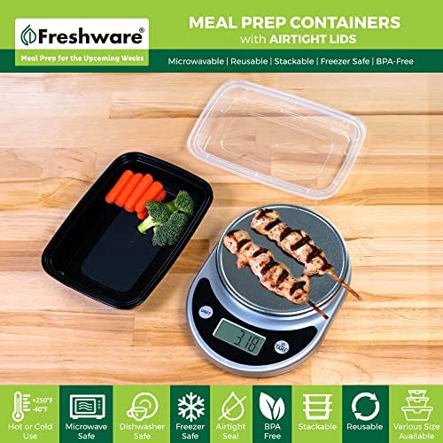 Meal Prep Containers [50 Pack] 16 oz Food Containers with Lids