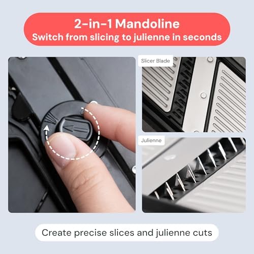 Stainless Steel Mandoline & Julienne Cutter