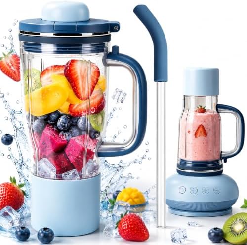 26oz Replacement Cup for Ninja BlendBOSS Blender DB301 DB351 Series, Blue by Unknown