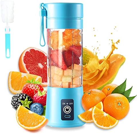 Portable Blender, Electric USB Mini Juicer Blender For Shakes and Smoothies by DoubleCare