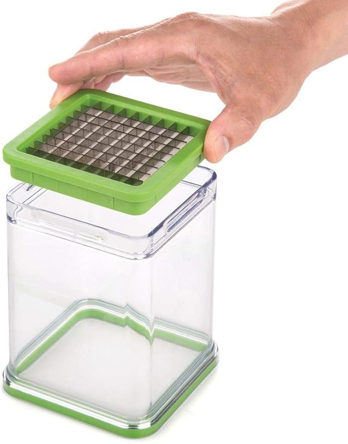 PrepWorks Tower Fry Cutter – Heavy-Duty Potato Cutter for Perfect Fries, Easy-to-Use, Stainless Steel Blades, BPA-Free