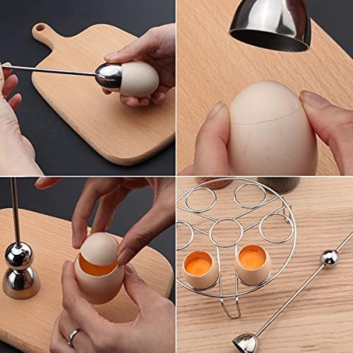 Egg Cracker Tool,Egg Topper, Egg Cutter,Egg Shell Remover,Matching Stainless Steel Egg Cutter Tool,Good In the Kitchen - Image 4