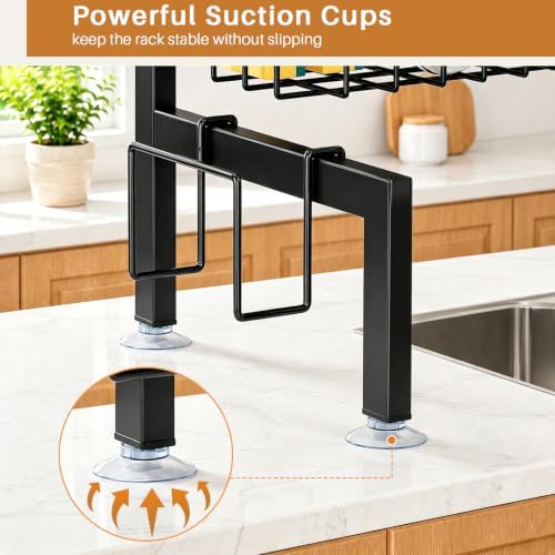 Over The Sink Dish Drying Rack, Dish Drying Rack for Kitchen
