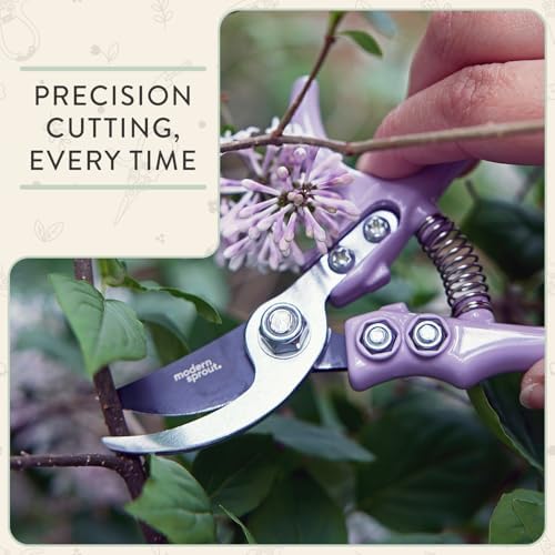 Bypass Hand Pruners - Scissors - Gardening Tools - Sage
