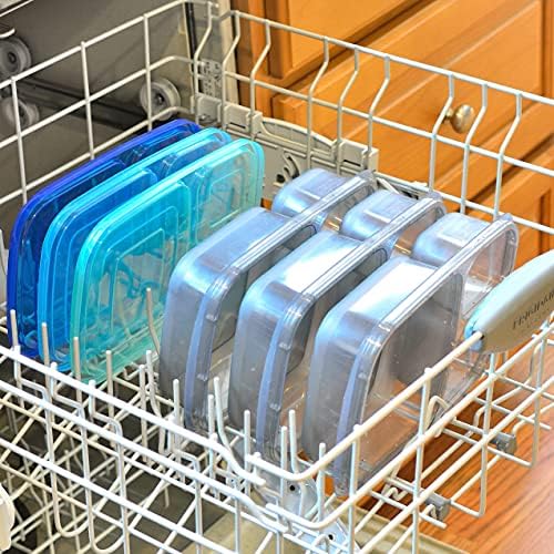 7 Sets Bento Lunch Box, Meal Prep Containers, Reusable 3 Compartment Plastic Divided Food Storage Container Boxes