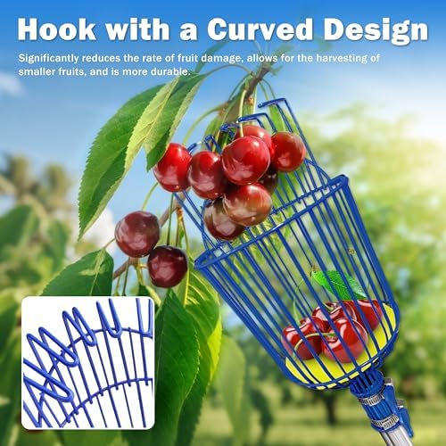 Fruit Picker Upgraded Round Claws Reduce Fruit Damage (65inch)
