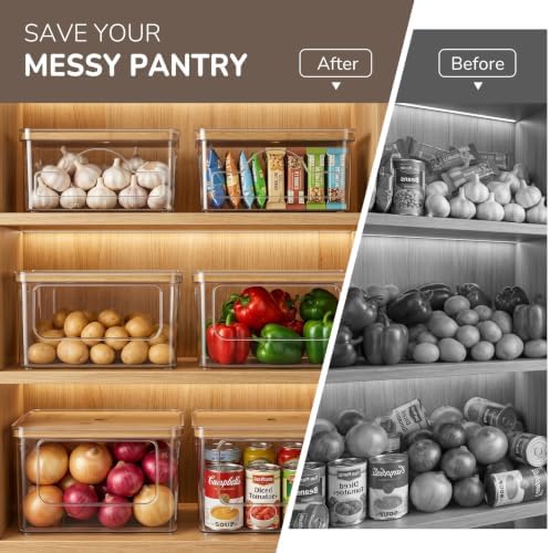 Potato and Onion Storage Bin for Pantry Organizer, Veggie Container