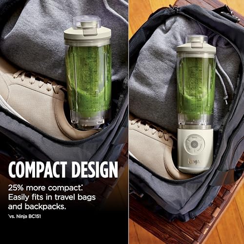 Ninja Blast Max Portable Blender, Twist & Go, 22oz, Green, BC251GN1 - Image 5