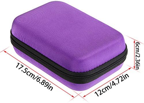 Hipiwe EVA Hard Shell Essential Oil Carrying Case Holds 12 Rollers Bottles - Image 3