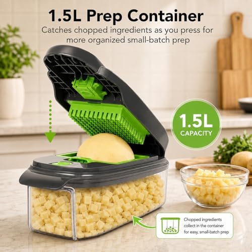 2-in-1 Vegetable Chopper, Box Chopper for Vegetables - Image 3