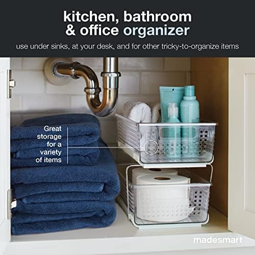 Premium Two Tier Organizer, Clear