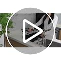 Expandable Dish Drying Rack for Kitchen Counter, Large Capacity Dish Rack with 360° Rotatable Drain Spout & Utensil Holder, Stainless Steel Dish Drainer for Kitchen Sink, Black Trombone