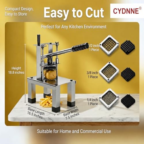 Commercial Vegetable Chopper & French Fry Cutter, Potato Dicer - Image 3