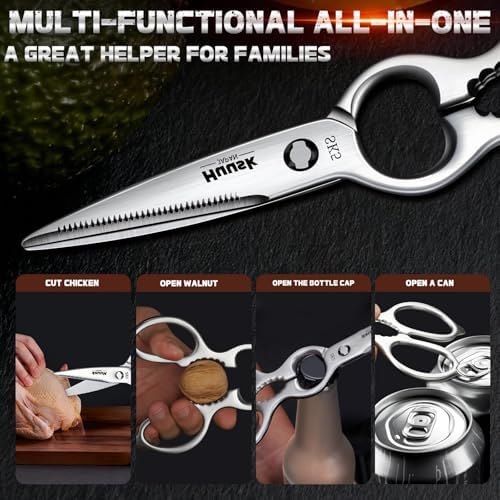 Kitchen Scissors All Purpose -Silver Kitchen Shears