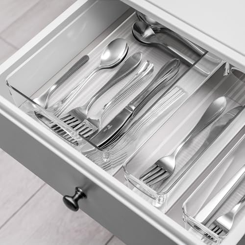 Fridge Organizers and Storage, Clear Bins (Small, 10 Pack)