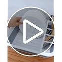 Collapsible Dish Drying Rack Portable Dinnerware Drainer Organizer for Kitchen RV Campers Travel Trailer Space Saving Kitchen Storage Tray