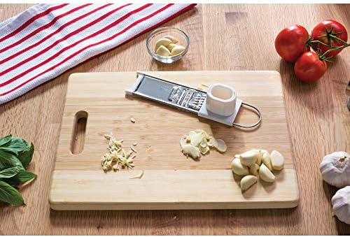 Fantes Garlic Slicer Grater, Stainless Steel, 8.75 x 2.25-Inches, The Italian Market Original since 1906 - Image 2