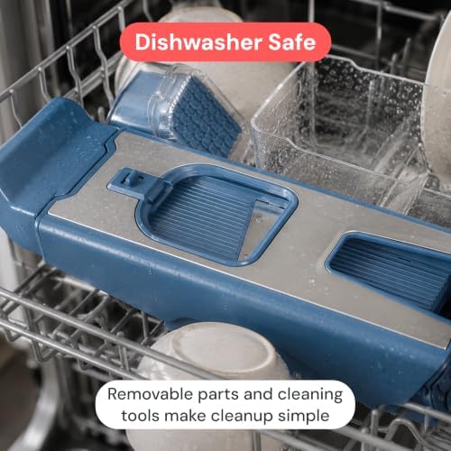 Fullstar Safer Mandoline Slicer for Kitchen Adjustable Veggie & Food Slicer - Image 6