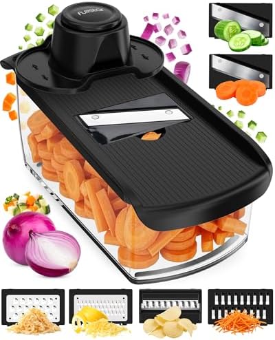 Fullstar Pro Mandoline Vegetable Slicer, 6-in-1 Kitchen Prep Tool by fullstar