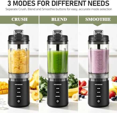 Portable Blender Personal Juicer for Shakes Smoothies with Insulated Sleeve - Image 2