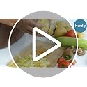 2-in-1 Fruit Slicer Cup, Stainless Steel