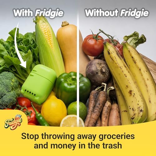 Fridgie Produce Saver, Ethylene Gas Absorber for Fridge, Vegetable Saver