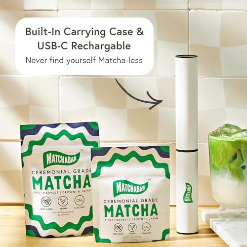 MatchaBar High-Speed Electric Milk Frother USB Rechargeable Whisk - Image 4