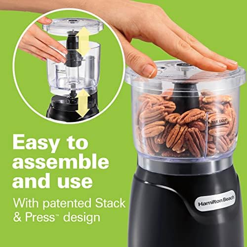 3 Cup Electric Vegetable Chopper & Mini Food Processor