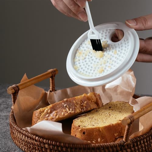 Garlic Storage, Garlic Container with Garlic Plate Grater