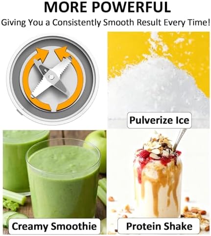 Portable Blender for Smoothie, 18oz Personal, Cordless Rechargeable - Image 3