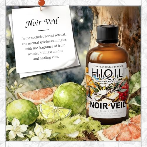 HIQILI Noir Veil Fragrance Oil for Candle Making & Diffuser - 1 Fl Oz - Image 2