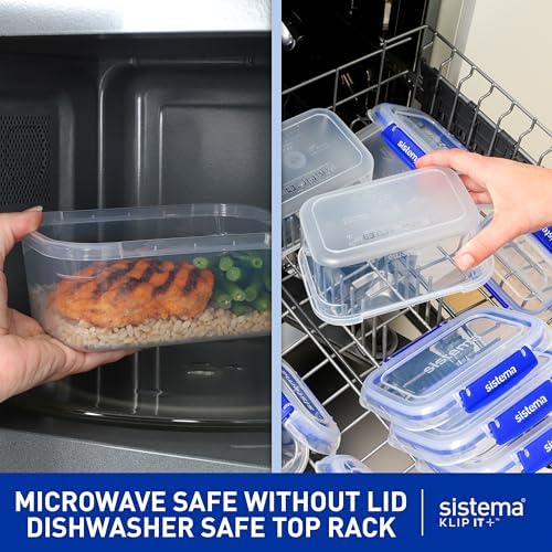 KLIP IT Large 7L Food Storage Container, Airtight & Stackable, Dishwasher, Freezer, & Microwave-Safe, BPA-Free
