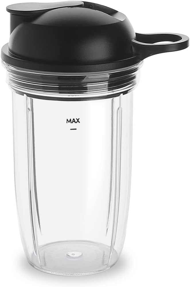 Replacement Parts cup with To-Go Lid ，Compatible with NutriBullet Blender Combo NutriBullet Pro 1000 and NutriBullet Select 2.0 (18oz)