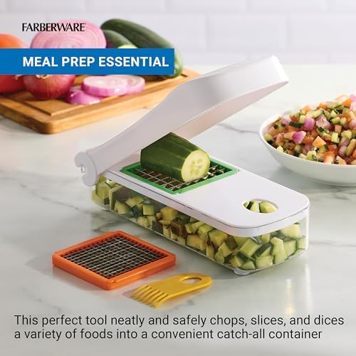 Farberware Pro Vegetable Chopper Dicing Blades Nonslip Base - Image 3