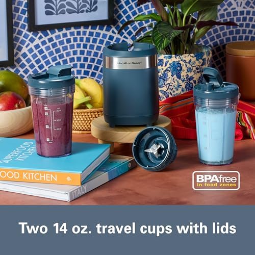 Portable Blender for Smoothies With 2 Blend & Go Jars