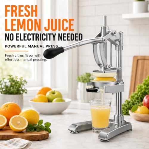 3-in-1 Commercial Vegetable Chopper, Manual Juicer & 6-Wedge Fruit Cutter - Image 5