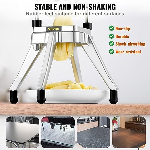 Commercial Vegetable Fruit Chopper, 1/4" Blade French Fry Cutter